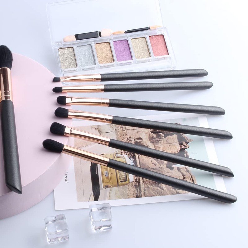 YIHUALE Makeup Brush Set 10 PCS, Eye Makeup Brushes, Lip
