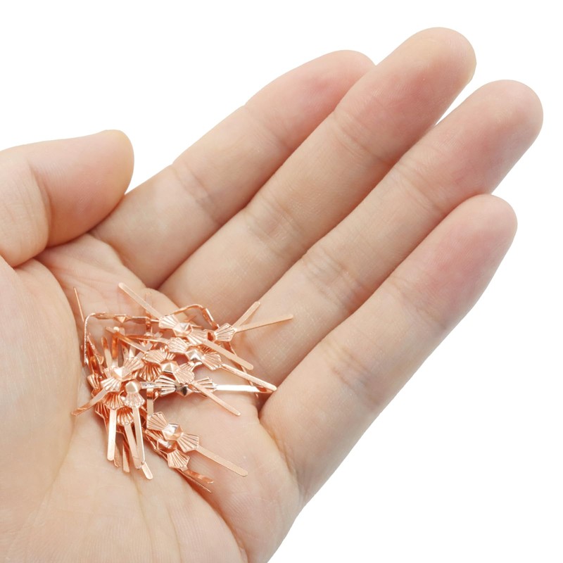 Chandelier Connectors Clips Pins, 33mm, Rose Gold