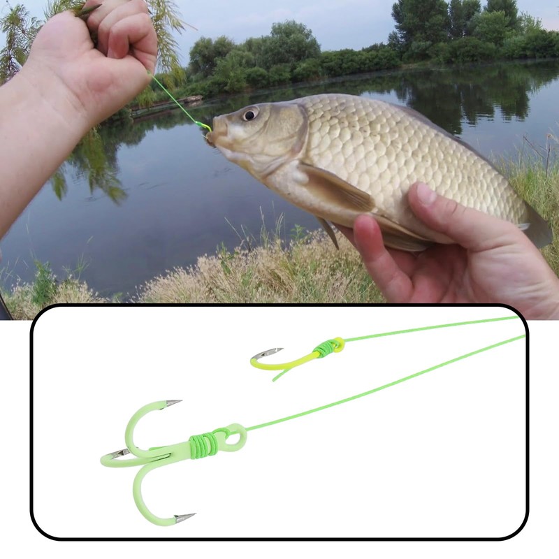 Briny River 10 x Silver and Bighhead Carp Fishing Hooks