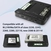Multi-Function M.2 NVMe/SATA Storage Adapter with Clone Function (CB-M2NVME-C3)