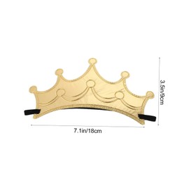 Kisangel 4pcs Crown Headdress Delicate Party Props for Birthdays Showers and Special Occasions Chic Hair Decor