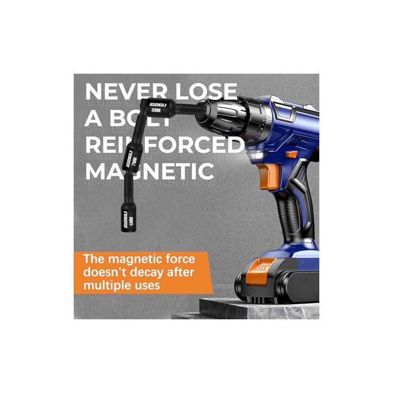 17PCS Magnetic Nut Driver Set | SAE and Metric |