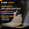 81905-C2510 Ignition Lock Switch Assembly Set Compatible with Hyundai Sonata