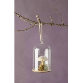 Anthropologie Mushroom Cloche Ornament