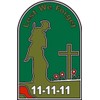 Poppy Car Window Sticker Lest We Forget 11. 11. 11"