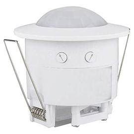 Veumoie 110V-220V 360° Infrared Recessed PIR Ceiling Motion Sensor Detector Light Switch, Motion Light Sensor