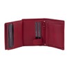 LEAS Small Mini Purse Genuine Leather, red