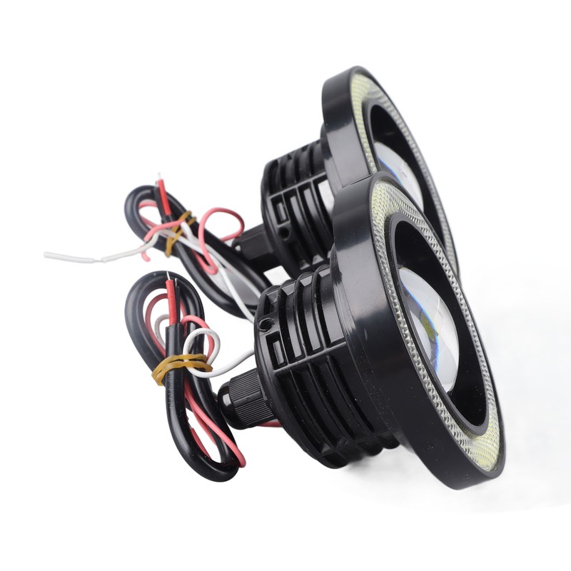 3.5in Car Fog Light Aluminum Housing Waterproof Bright LED Universal