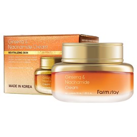 Farmstay Ginseng & Niacinamide Cream, 1 piece, 55ml / 팜스테이 진생 앤 나이아신아마이드 크림, 1개, 55ml