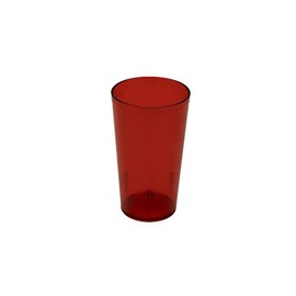 G.E.T. 6612-1-R-EC Heavy-Duty Plastic Restaurant Tumblers, 12 Ounce, Red (Set of 4)