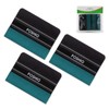FOSHIO Vinyl Wrap Squeegee 4 Inch with Micro Fiber Suede