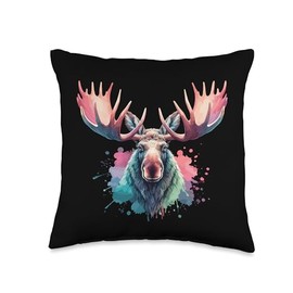 Moose Throw Pillow