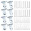 Molain 8Pcs Metal Window Shade Brackets, Roller Shade Outside Mount