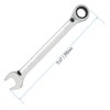FOCMKEAS 7/8 Inch Ratcheting Combination Wrench SAE 72 Teeth 12