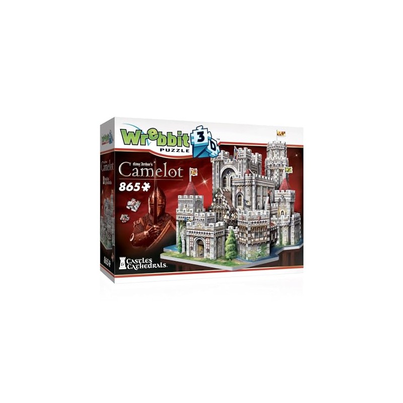 Wrebbit3D King Arthur's Camelot 3D Puzzle | 865 Jigsaw Puzzle