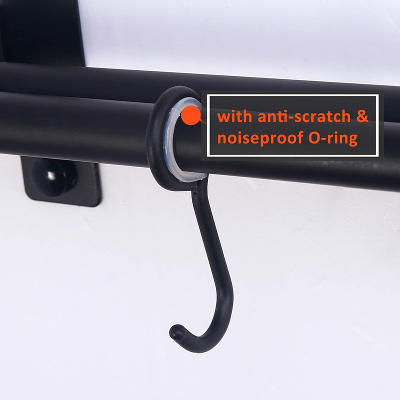 Dseap Pot Rack - Pots and Pans Hanging Rack Rail