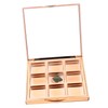 NOLITOY 3pcs Empty Eye Shadow Makeup Palette 9 Grids Glitter