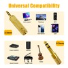 Lechengjia 8 Pieces Headphone Adapter 6.35 mm (1/4 Inch) Male