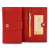 Women's purse from genuine leather Red