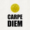 CafePress Carpe Diem Pickleball Canvas Lunch Bag with Strap Handle