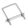 sourcing map 1 x M8 square U-bolt, square U-bolt, 70