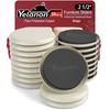Yelanon Furniture Sliders (2.5” Beige) - 20-Pack Floor Protectors &