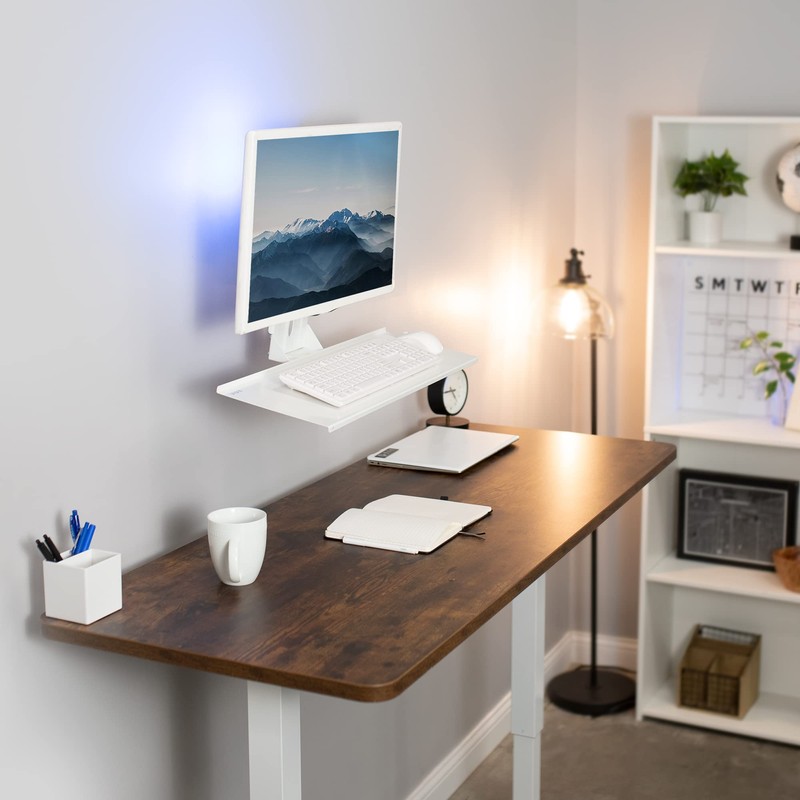 VIVO Computer Keyboard and Mouse Platform Tray VESA Mount Attachment