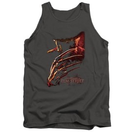 Popfunk A Nightmare On Elm Street 2010 Coming for You Poster Unisex Adult Tank Top, Charcoal, X-Large