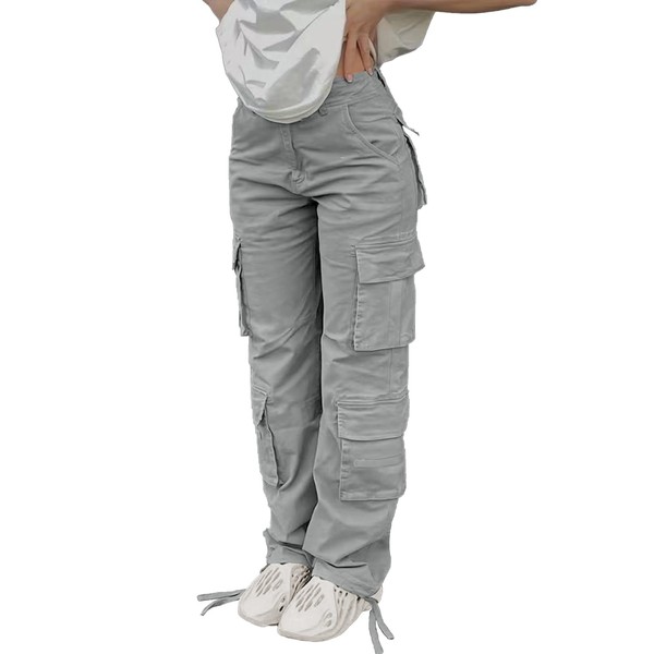 SDNGED Cargo Pants for Women High Waisted Casual Pants Baggy