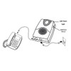 LeCall 2packs Telephone Ringer Amplifier/External Phone Ringer/Phone Ring Enhancer for