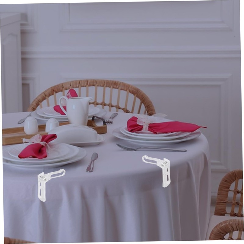 CIYODO 20pcs Reusable Tablecloth Clips Non Slip Plastic Holders for