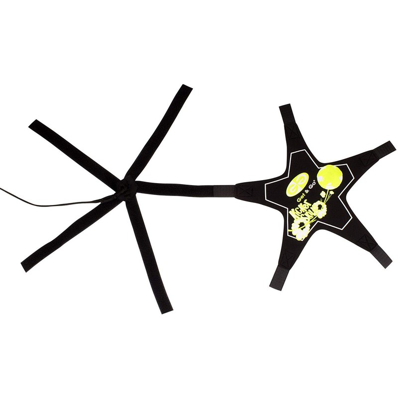 GetGo Unisex's 16ZE Football Skill Trainer, Black/Fluorescent Yellow/White, One Size