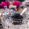 DUEBEL Caviar Server Set with 2 Mother of Pearl Spoons