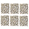 TOVINANNA Body Temporary Stickers 6 Sheets of Leopard Transfer for