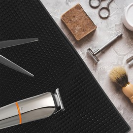 WOONEKY Portable Barber Mat for Hair Styling Tools Hair Salon Stations Barber Organizer Station Hair Stations for Stylist