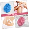 Ipetboom 2pcs Brush Tools Dry Brushing Plastic Massage