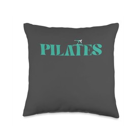 Cute Pilates Reformer Pilates Reformed Teal Throw Pillow
