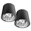 Navaris 2 x Lampshade Table Lamp E14 Round - 15.2