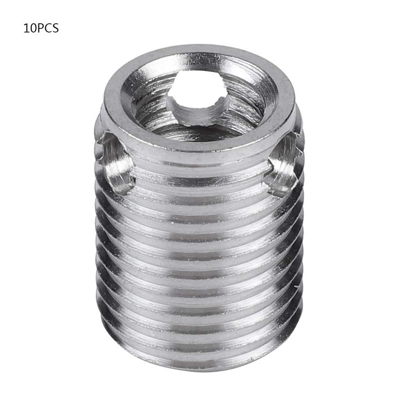 Akozon Thread Repair Insert, 10pcs 308 Type 3-hole SUS303 Stainless