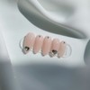 Daily Simple Heart Handmade Nail Tips - Petit Square /