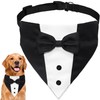 GOYOSWA Dog Tuxedo Dog Suit Dog Wedding Bandana Collar with