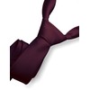 RBOCOTT Silk Maroon Tie Business Wedding Formal Necktie for Men