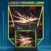 TRQWH Large Viewing Welding Helmet Auto Darkening Solar Powered 4