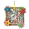 Wall of Plenty Foraging Activity Wall Natural Parrot Toy -