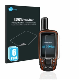 Savvies 6 Pack Screen Protector compatible with Garmin GPSMAP 64s Protection Film Clear