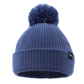 Bamery Infant Baby Winter Hat Toddler Knitted Beanie Kid Boy/Girl Acrylic Pompom Beanies 0-10 Years Old (6-36 Months, Denim Blue)