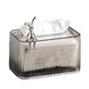 Gsycle Decorative Tissue Box Holder, Clear Tissue Dispenser Box Tissue