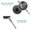 AUTOUTLET Digital Dial Gauge 0.01/0.0005 Inch Digital Dial Gauge Measuring