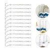 Ciieeo 12pcs Hangers for Closet Organization Multi-Functional Vertical Clothing Rack