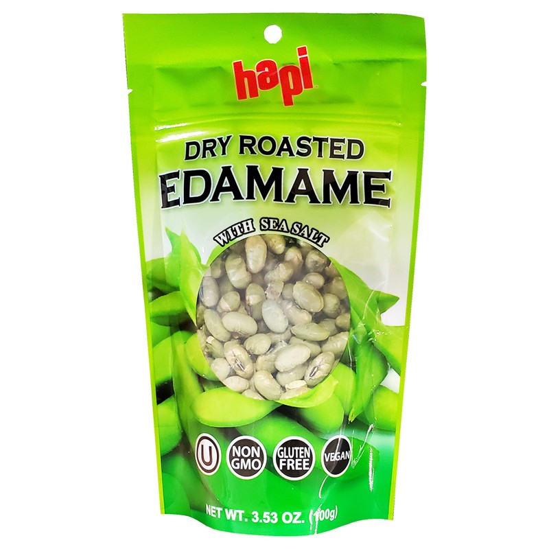 Hapi Dry Roasted Edamame with Sea Salt (6 Pack, Total